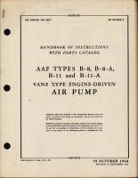 Handbook of Instructions with Parts Catalog for Vane type Engine Driven Air Pump