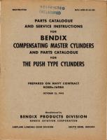 Parts Catalogue and Service Instructions for Bendix Compensating Master Cylinders for Push Type Cylinders