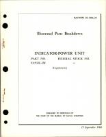 Illustrated Parts Breakdown for Indicator-Power Unit - Part EA932C-3M 