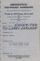 Aeronautical Vest-Pocket Handbook by Pratt & Whitney