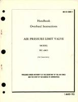 Overhaul Instructions for Air Pressure Limit Valve Model HC-4862