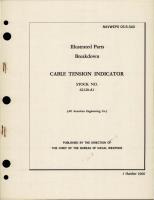 Illustrated Parts Breakdown for Cable Tension Indicator - Stock 62120-A1