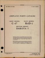 Parts Catalog for Models C-47, R4D-1 and Dakota 1