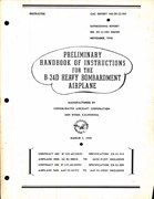 Preliminary Handbook of Instructions for the B-24D
