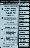 NATOPS Pilot's Pocket Checklist for T-28B and T-28C Aircraft