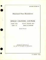 Illustrated Parts Breakdown for Single Channel Coupler Part No. 16007-1-A 