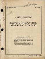 Parts Catalog for Remote Indicating Magnetic Compass