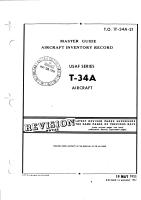 Master Guide Aircraft Inventory Record for T-34A Aircraft