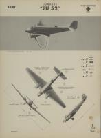 Junkers JU 52 Recognition Poster