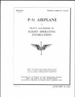 Pilot's Handbook of Flight Operating Instructions for P-51 Airplane