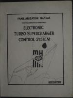 Familiarization Manual for Electronic Turbosupercharger Control System