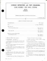 Overhaul Instructions with Parts Breakdown for Gland Assembly, Nose Wheel Steering, 3561051