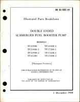 Illustrated Parts Breakdown for Double Ended Submerged Fuel Booster Pump