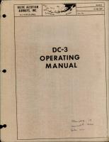 Operating Manual for DC-3