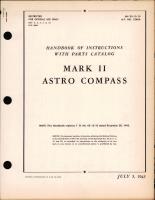 Instructions with Parts Catalog for Mark II Astro Compass