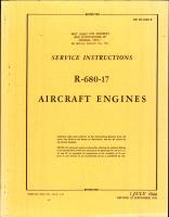 Service Instructions for R-680-17 Engines