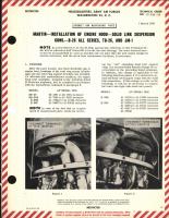 Installation of Engine Hood - Solid Link Suspension Cowl - For B-26 All Series, TB-26, and JM-1