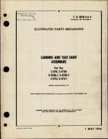 Illustrated Parts Breakdown for Landing and Taxi Light Assemblies