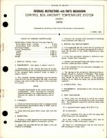 Overhaul Instructions with Parts for Temperature System Control Box - 53C236-1