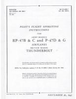 Pilot's Flight Operating Instructions - P-47B, P-47C, P-47D, P-47G