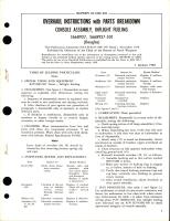 Overhaul Instructions with Parts Breakdown for Inflight Fueling Console Assembly - 5668927 and 5668927-501