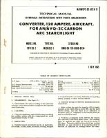 Overhaul Instructions with Parts Breakdown for Carbon ARC Searchlight Converter 