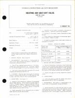 Overhaul Instructions with Parts Breakdown for Heating Air Shut-Off Valve Part No. C-41-01