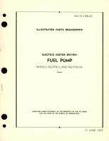 Illustrated Parts Breakdown for Electric Motor Driven Fuel Pump Models RG-9790-3 and RG-9790-3A