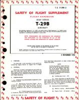Safety of Flight Supplement for T-29B