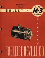 P-N 24506, Bulletin for Type M-3 Generator