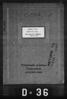 Wood Wing Butt Fitting Static Test for Models D & DN