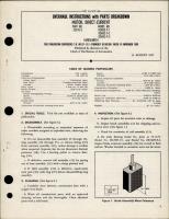 Overhaul Instructions w Parts Breakdown for Direct Current Motor - Part 32370-2 