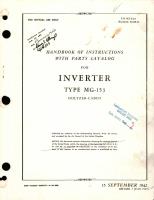 Instructions with Parts Catalog for Inverter - Type MG-153 