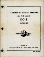 Structural Repair Manual for the DC-3