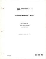 Component Maintenance Manual for Nose Landing Gear Uplock Bungee Assembly - Parts 16640, 16640-3, and 16640-5