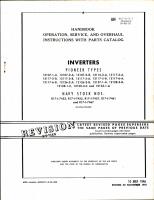 Instructions w Parts Catalog for Inverters Pioneer Types