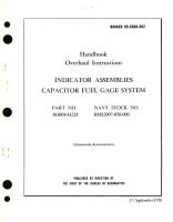 Overhaul Instructions for Indicator Assemblies Capacitor Fuel Gage System, Part No. 383004-H228 