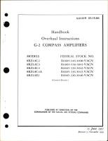 Overhaul Instructions for G-2 Compass Amplifiers