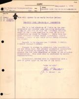 Correspondence Concerning Throttle Lock (PD-18-C1-5) Carburetor