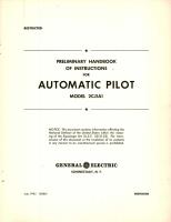 Preliminary Handbook of Instructions for Automatic Pilot Model 2CJ1A1 