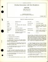 Overhaul Instructions with Parts Breakdown for Motor - Part D571 