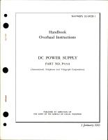 Overhaul Instructions for DC Power Supply - Part P515A