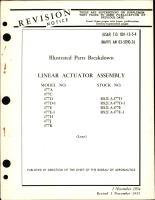 Illustrated Parts Breakdown for Linear Actuator Assembly Models 477 