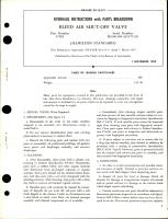 Overhaul Instructions with Parts for Bleed Air Shut-Off Valve - Part 97005