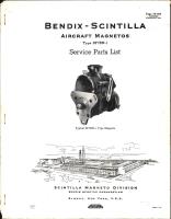 Service Parts List for Bendix Magnetos Type SF7RN-1