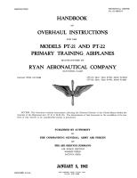 Overhaul Instructions for Models PT-21 and PT-22 Primary Training Airplanes