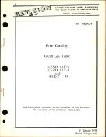 Parts Catalog for Aircraft Gun Turret Aero 11D-2, 11D-1, & 11D