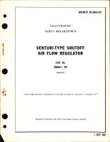Illustrated Parts Breakdown for Venturi-Type Shutoff Air Flow Regulator - Part 106066-1, SR2
