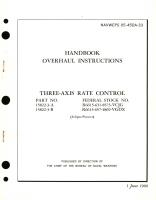 Overhaul Instructions for Three-Axis Rate Control Part No. 15822-3 