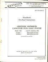 Revision to Overhaul Instructions for Capacitor Fuel Gage System Amplifier Assemblies - Parts 382000 and 382000-1